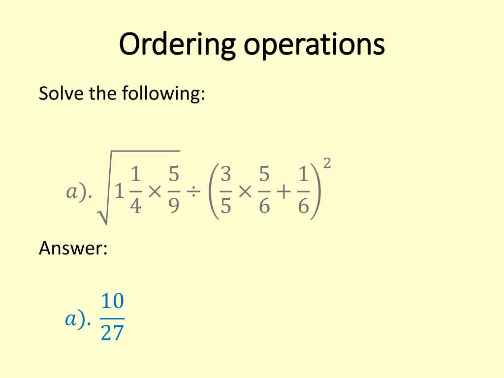 ordering operations ordering operations 1