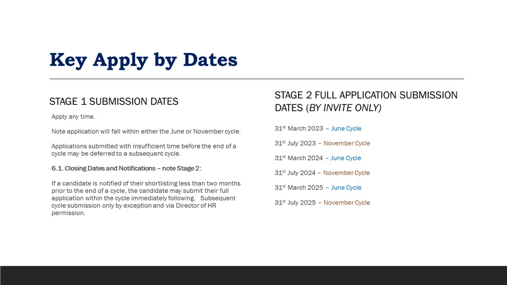 key apply by dates
