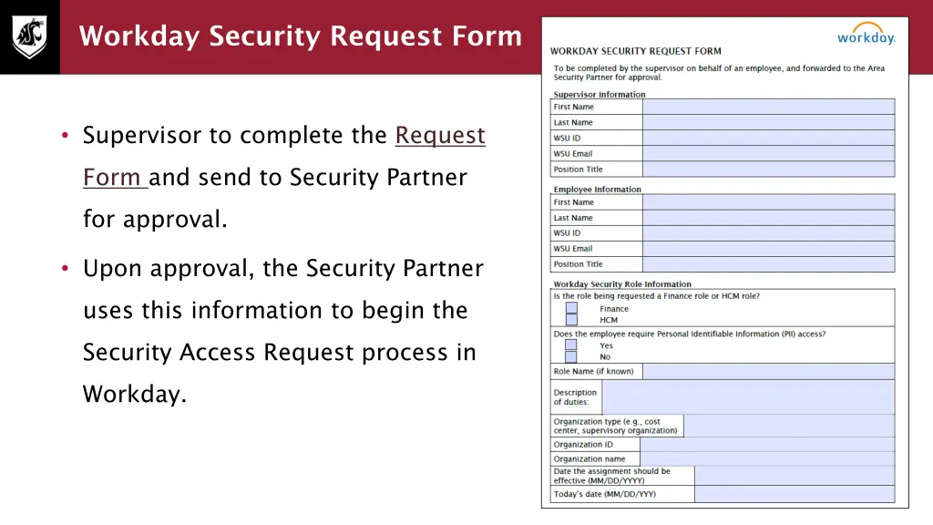 workday security request form