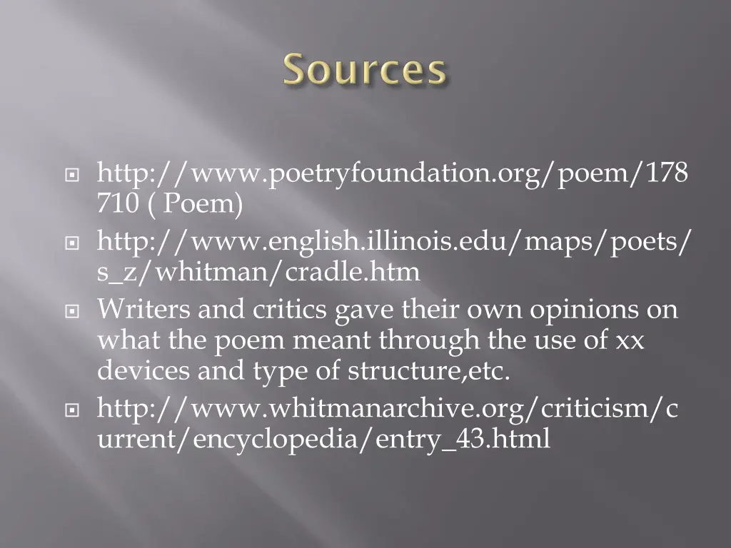 http www poetryfoundation org poem 178 710 poem