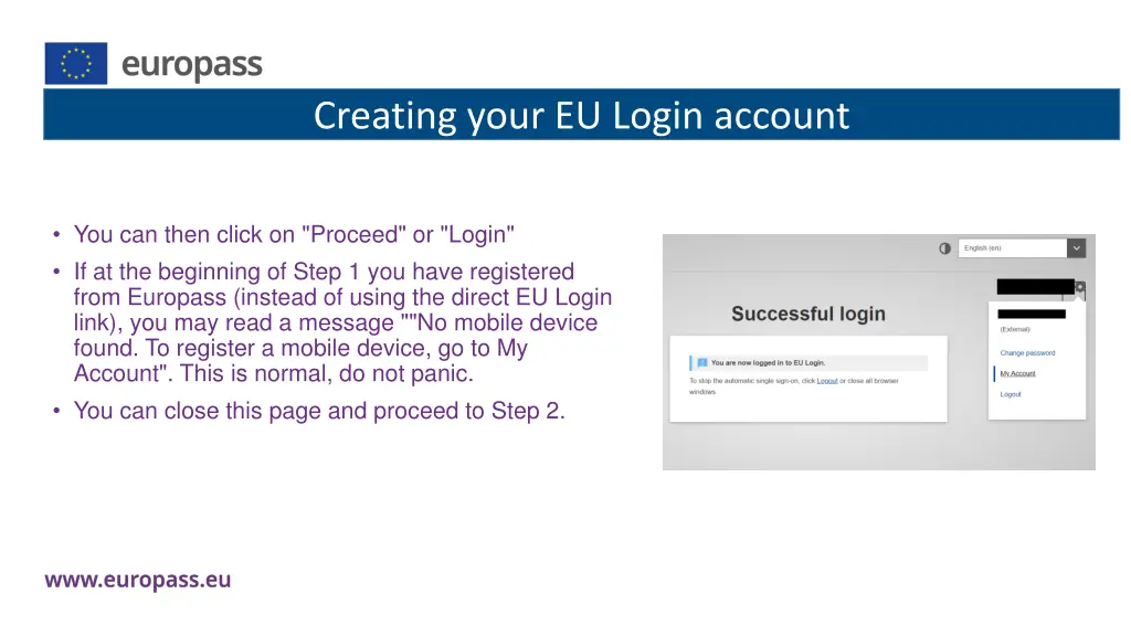 creating your eu login account 4