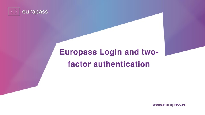 europass login and two factor authentication