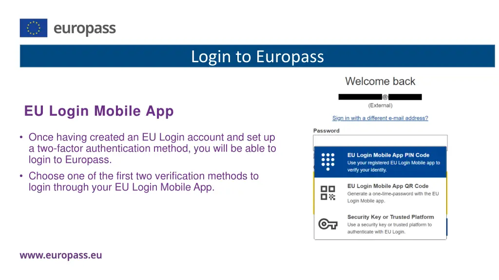 login to europass