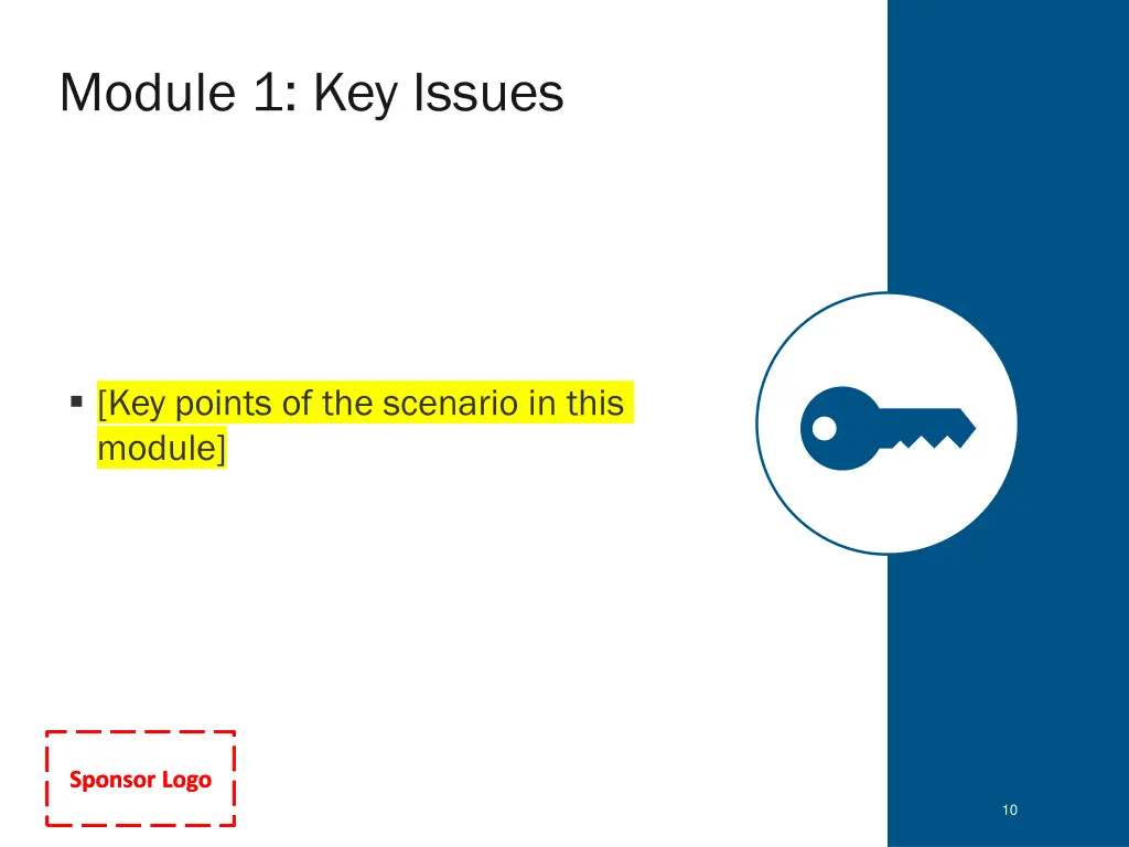 module 1 key issues