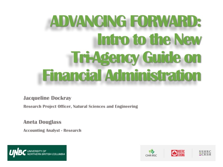 advancing forward intro to the new tri agency