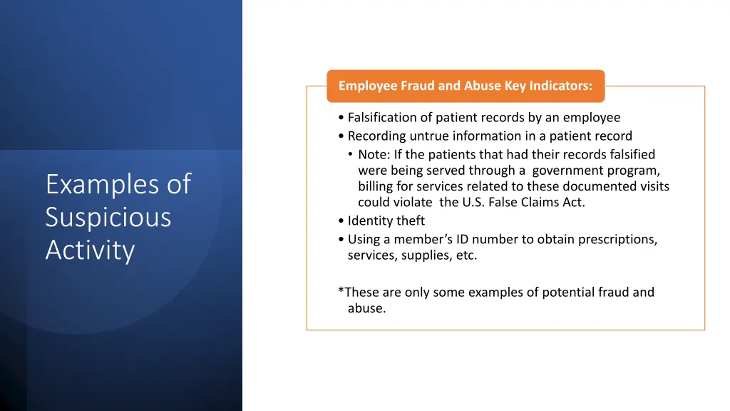 employee fraud and abuse key indicators