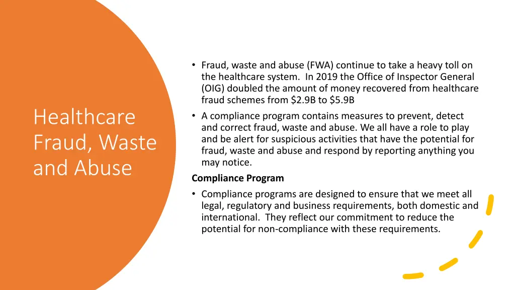 fraud waste and abuse fwa continue to take