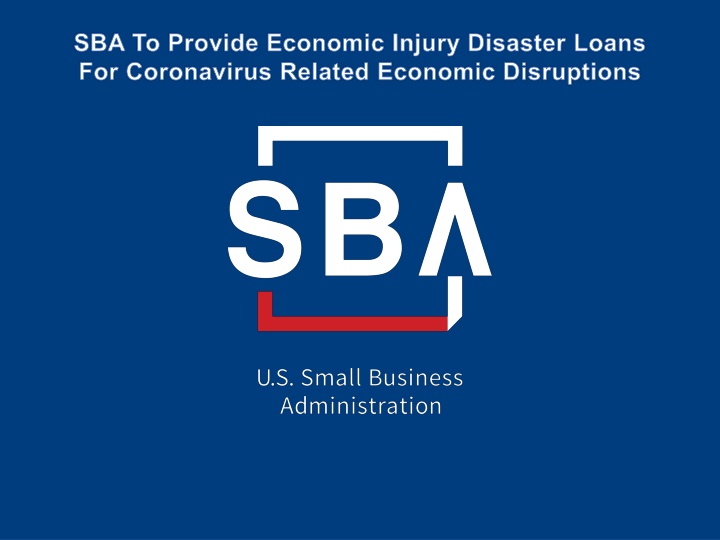 sba to provide economic injury disaster loans