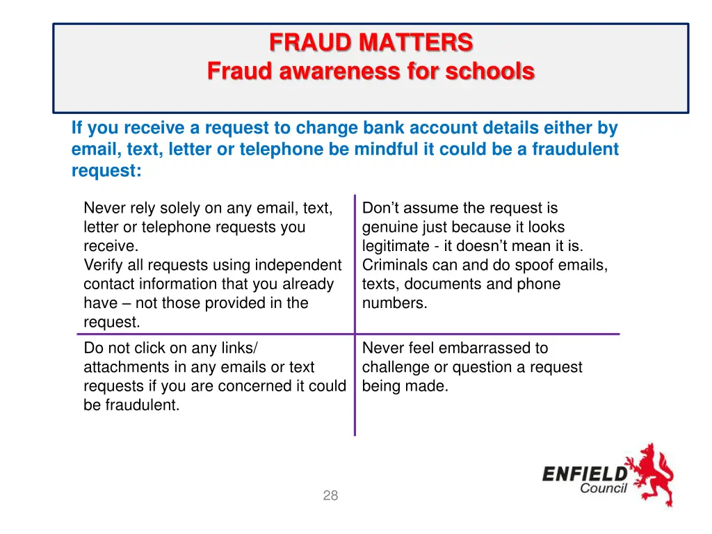 fraud matters fraud awareness for schools 23