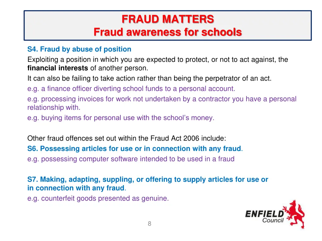 fraud matters fraud awareness for schools 3