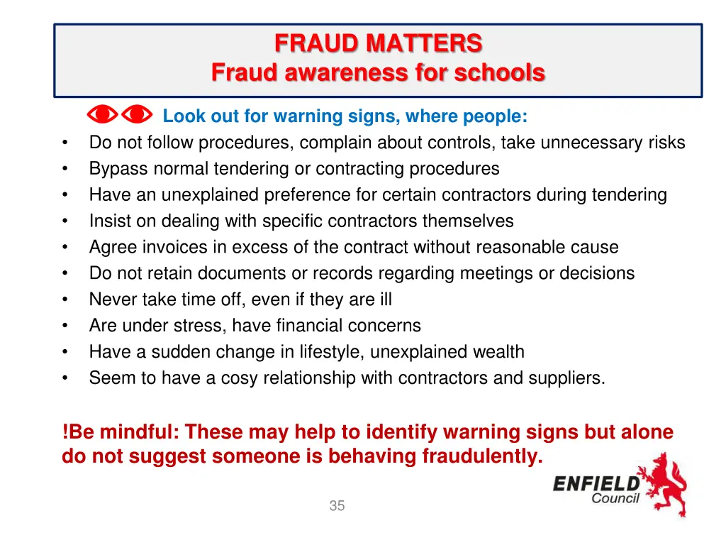 fraud matters fraud awareness for schools 30