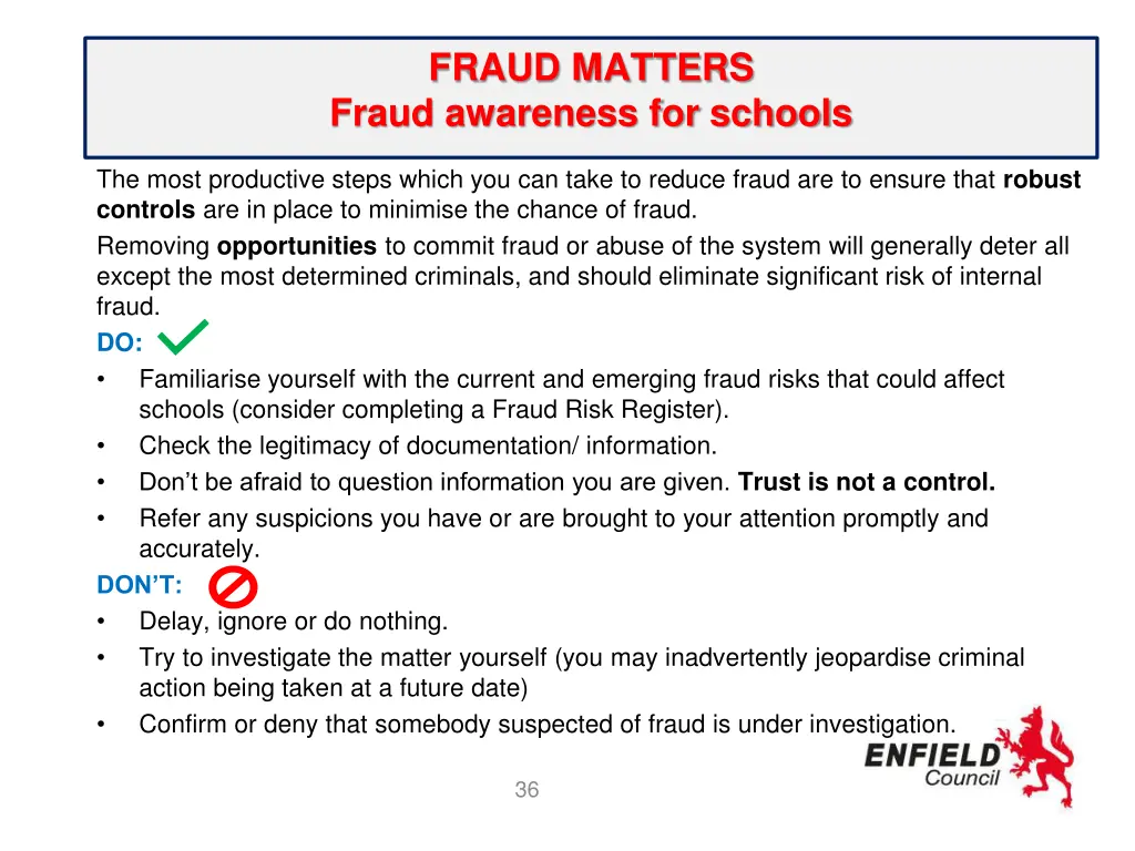 fraud matters fraud awareness for schools 31