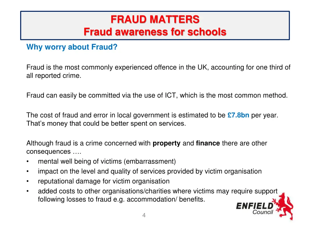 fraud matters fraud awareness for schools fraud 1