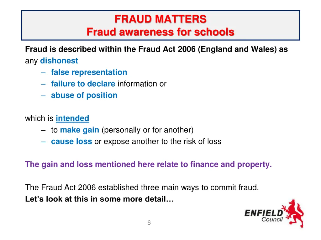 fraud matters fraud awareness for schools fraud 2