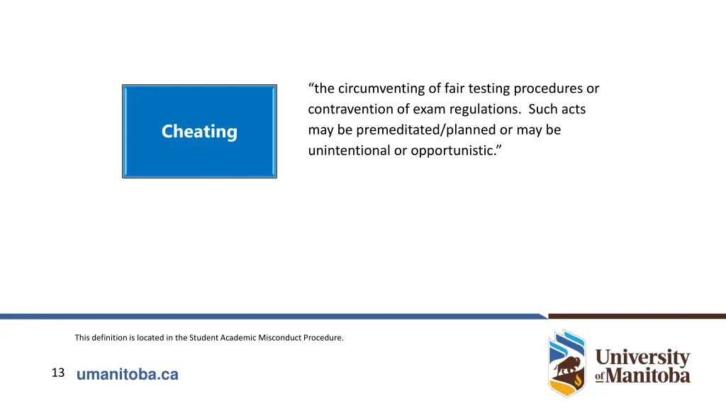 the circumventing of fair testing procedures