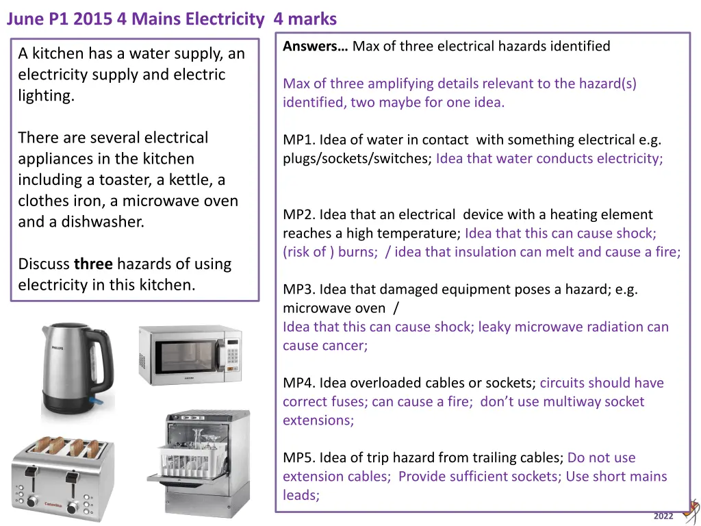 june p1 2015 4 mains electricity 4 marks