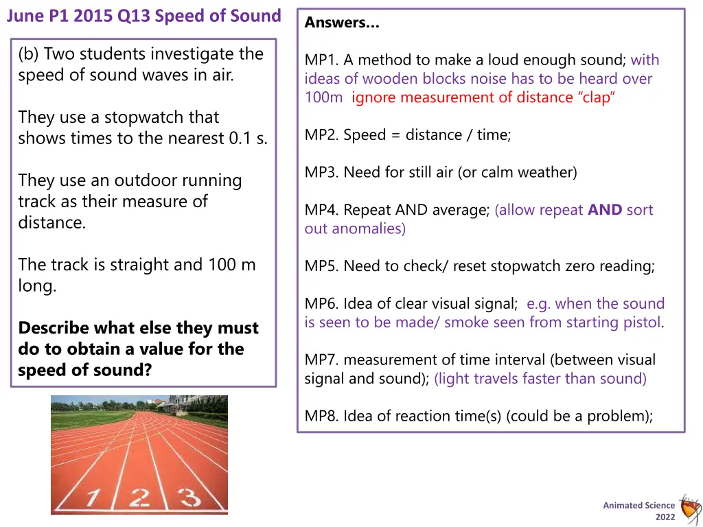 june p1 2015 q13 speed of sound