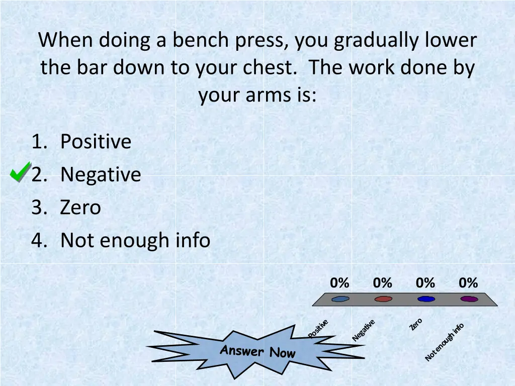 when doing a bench press you gradually lower