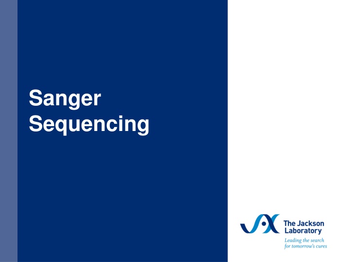 sanger sequencing