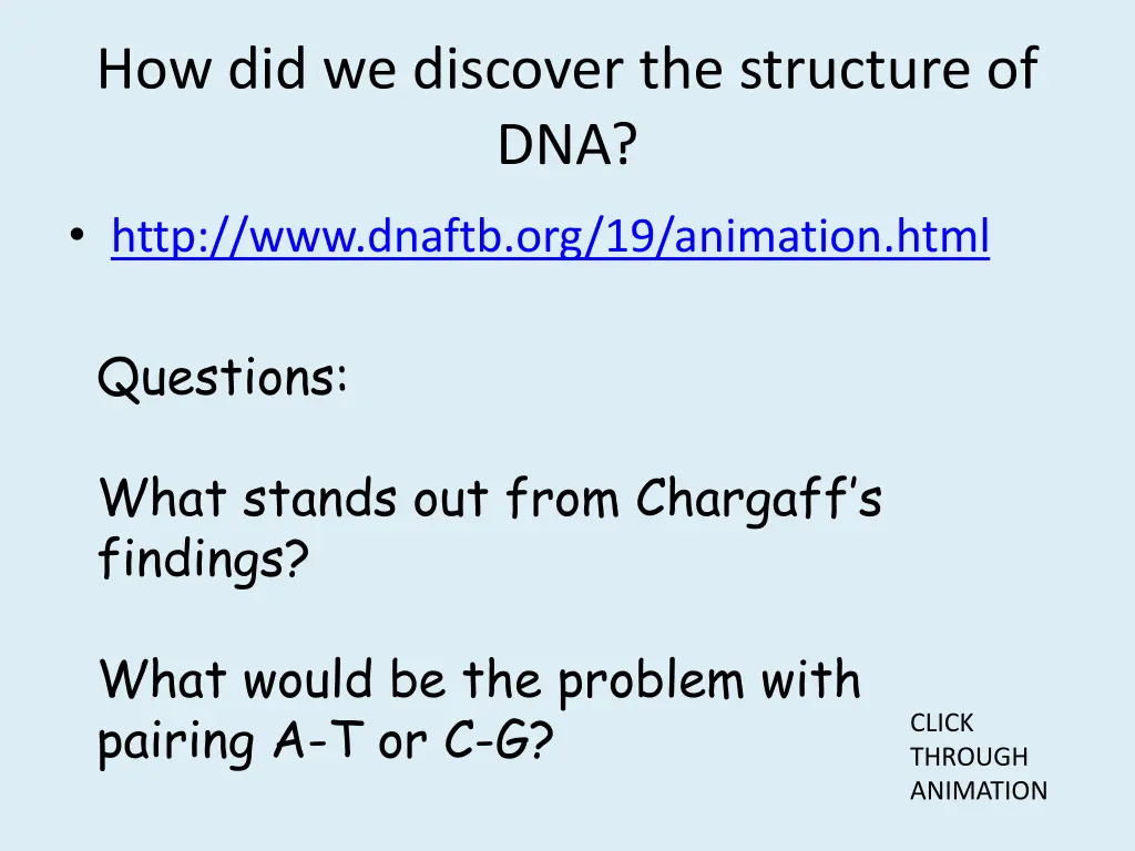 how did we discover the structure of dna