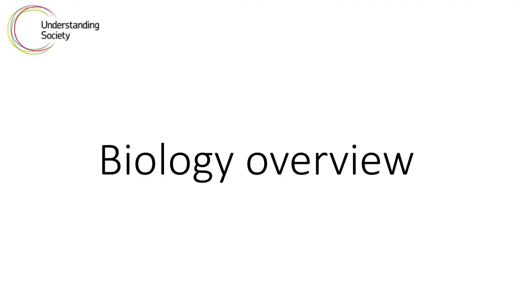 biology overview