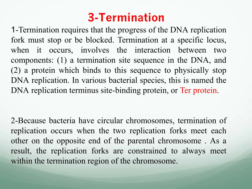 3 termination