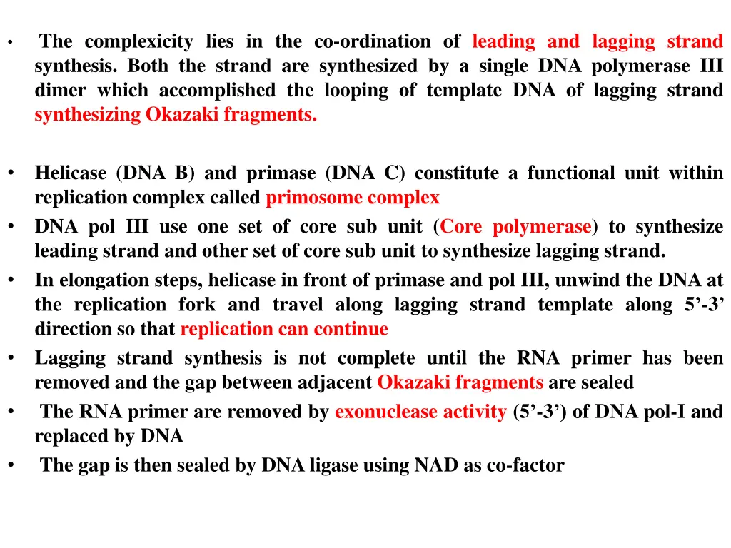 the complexicity lies in the co ordination