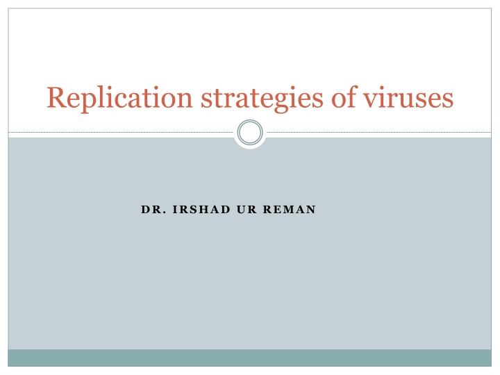 replication strategies of viruses