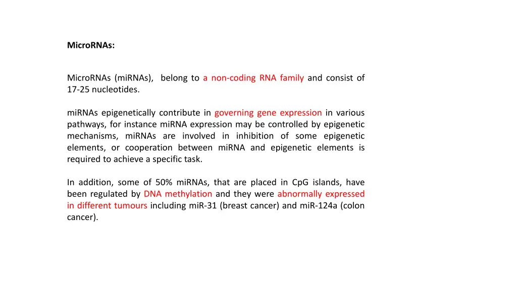 micrornas