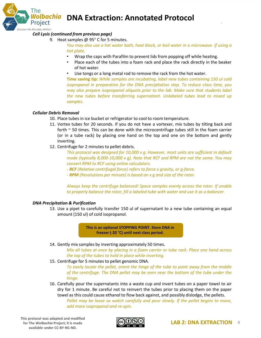 dna extraction annotated protocol 1