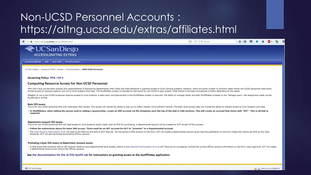 non ucsd personnel accounts https altng ucsd