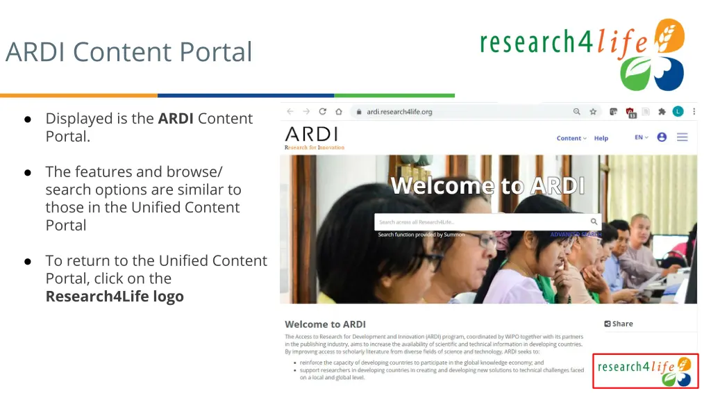 ardi content portal