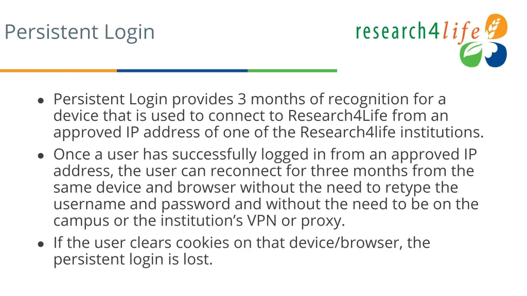 persistent login