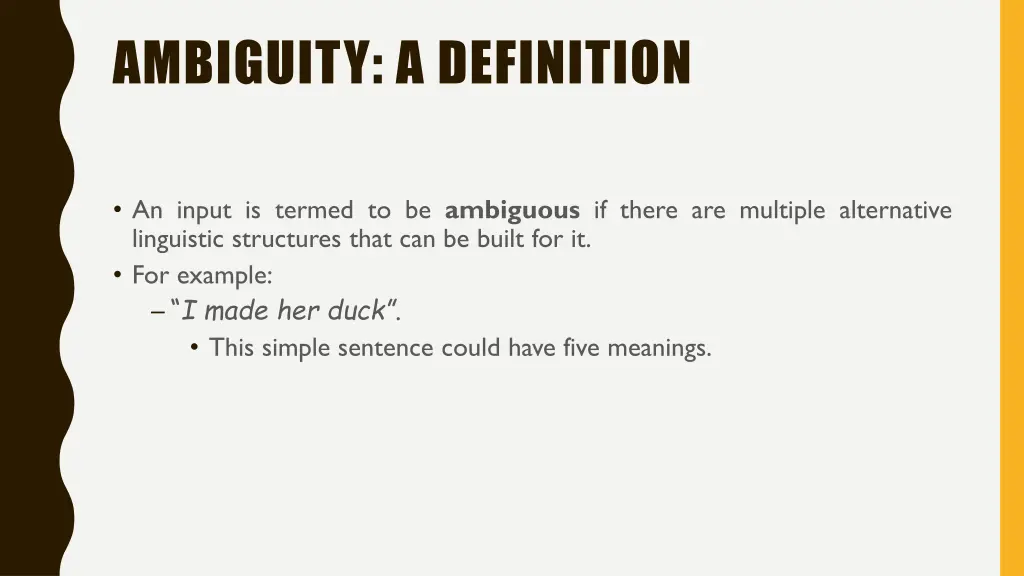 ambiguity a definition