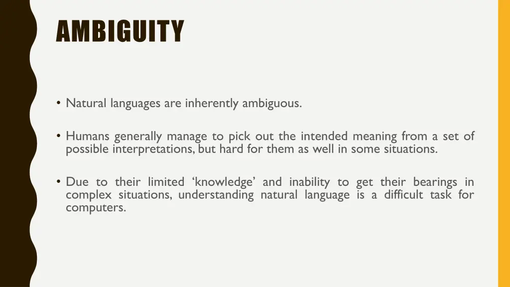 ambiguity