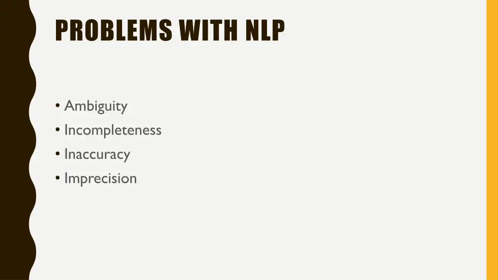 problems with nlp 1