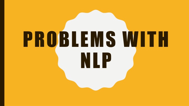 problems with nlp