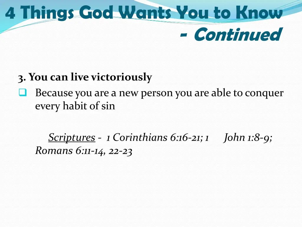 4 things god wants you to know 2