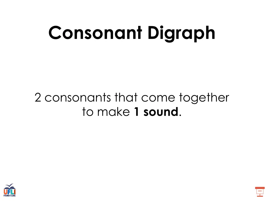 consonant digraph