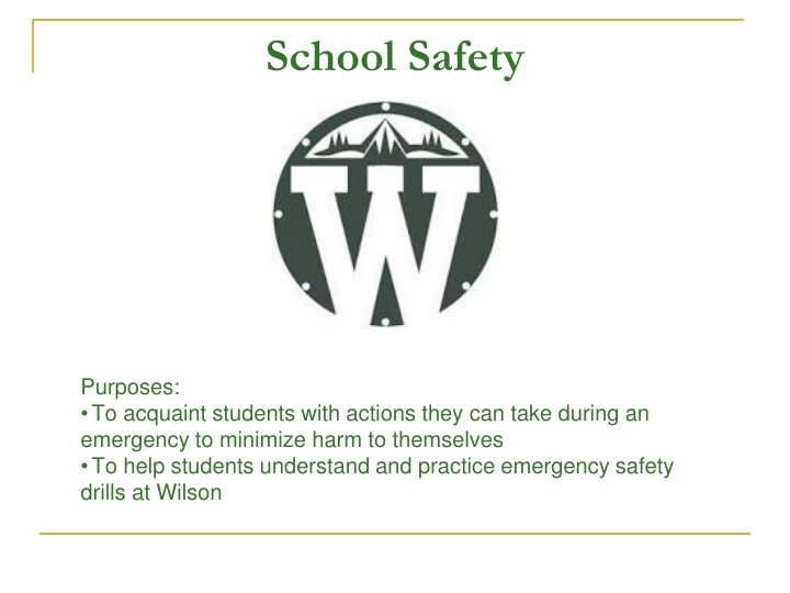 school safety