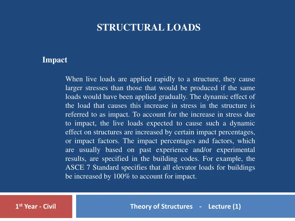 structural loads 2