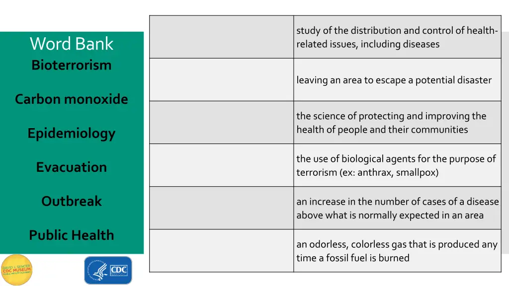 study of the distribution and control of health