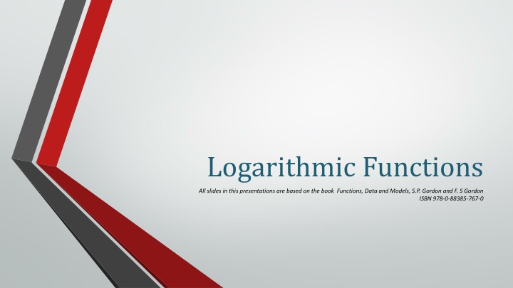 logarithmic functions