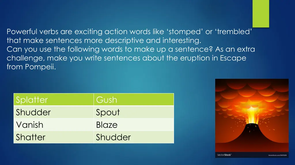 powerful verbs are exciting action words like