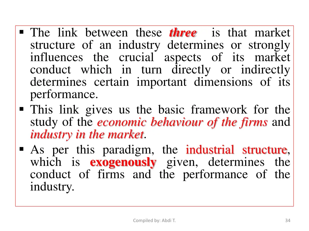 the link between these three structure