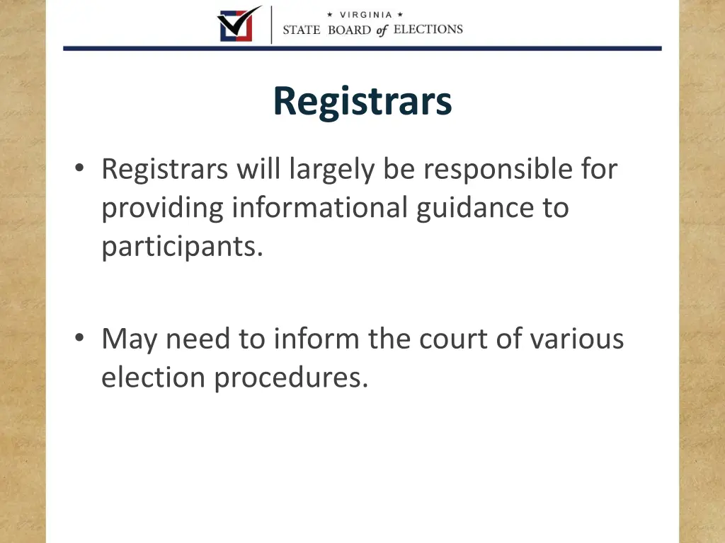 registrars