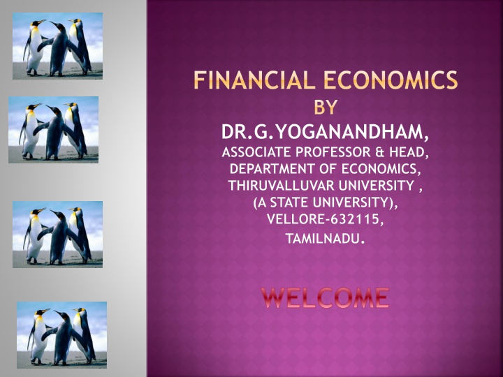 financial economics by dr g yoganandham associate