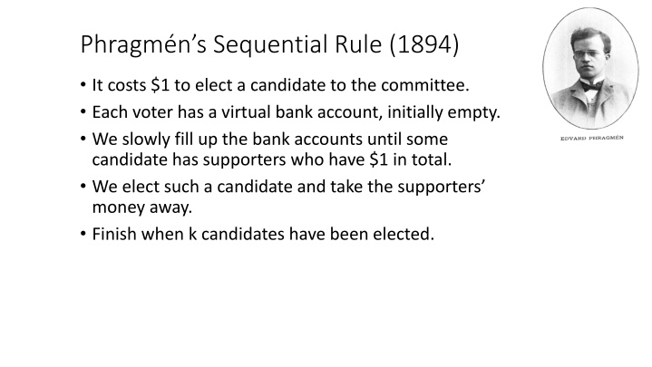 phragm n s sequential rule 1894