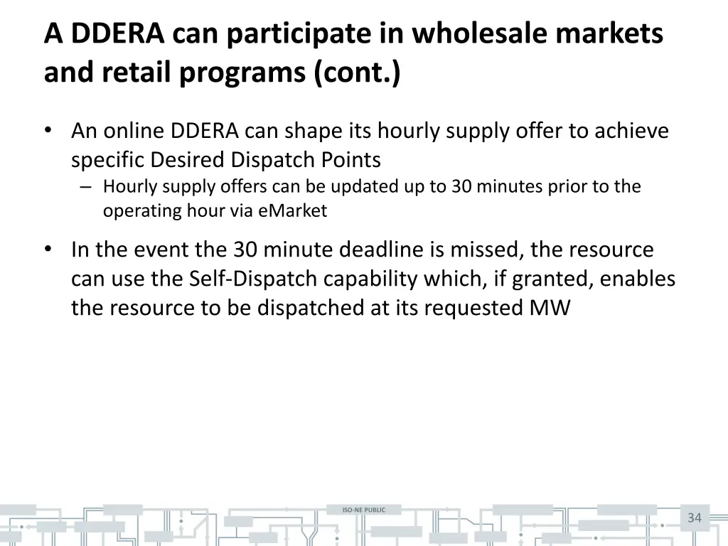 a ddera can participate in wholesale markets 1