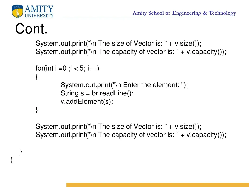 amity school of engineering technology 6